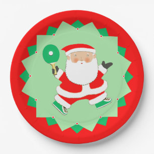 Creative Ping-Pong Holiday Party Paper Plate