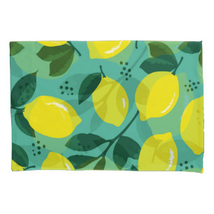 Creative pink-blue paint texture, abstract. pillowcase