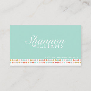 Creative Polka dots Business Card