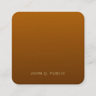 Creative Professional Elegant Pearl Finish Luxury Square Business Card