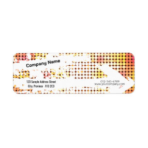 Creative Return Address Label - Retro Vibes (A)
