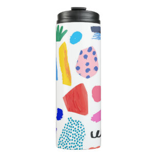 Creative Seamless pattern. Artistic universal back Thermal Tumbler