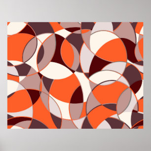 Creative shape designs poster