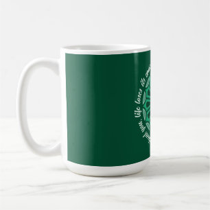 Creative simple colour flower gift mom dad sister coffee mug