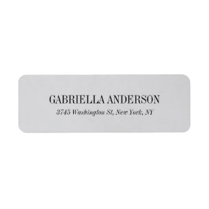 Creative Simple Elegant Modern Silver Grey