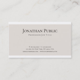 Creative Sleek Design Professional Luxury Modern Business Card