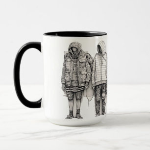 Creative Space Series Digital Typography Print Mug