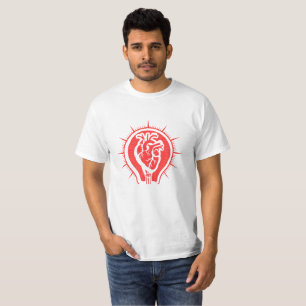 Creative Spark - Anatomical Heart Lightbulb Men's  T-Shirt