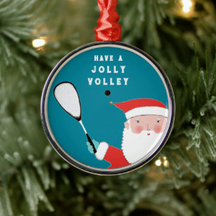 Creative Squash Player Sports Collectable Metal Ornament