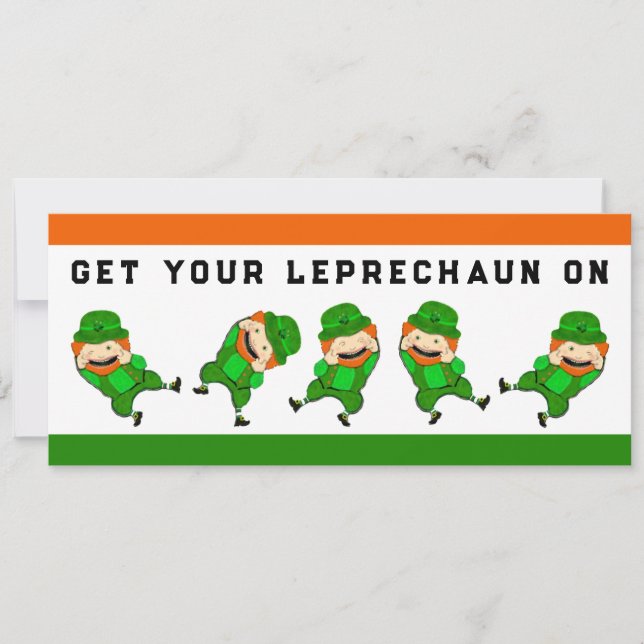 Creative St. Patrick's Day Party Invitation (Front)