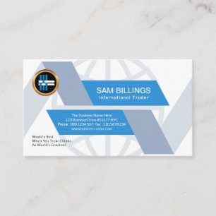 Creative Stylish Global Pathways Product Manager Business Card