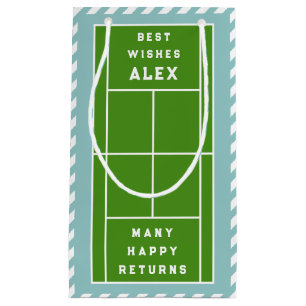 Creative Tennis Birthday Small Gift Bag