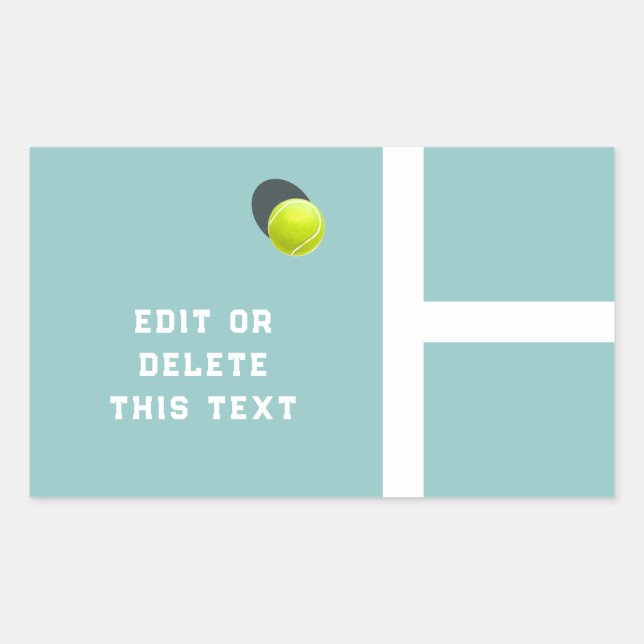 Creative Tennis Sticker (Front)