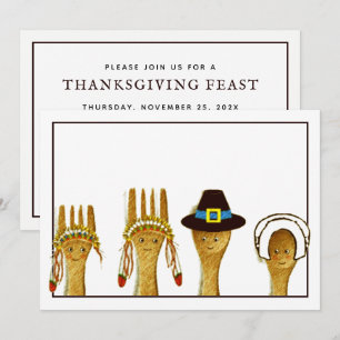 Creative Thanksgiving Invitation