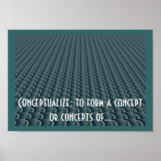 Creative Thinking Design Conceptualize Poster