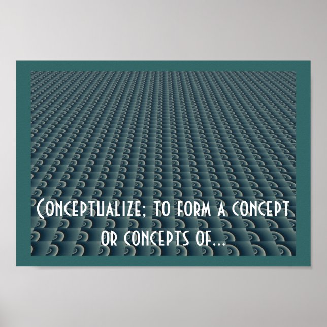 Creative Thinking Design Conceptualize Poster (Front)