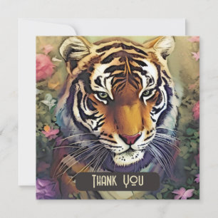 Creative Tiger Carte de remerciements