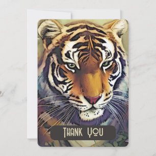 Creative Tiger Carte de remerciements