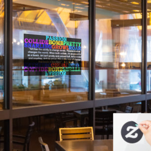 Creative Transformation Window Cling