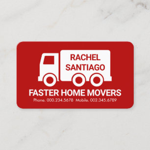 Creative Truck Lorry Haulage Transport Business Card