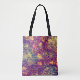 Creative vintage surface texture, close up grunge tote bag