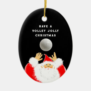 Creative Volleyball Gift Ceramic Ornament