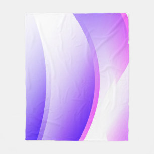 Creative Waves. Futuristic Technology Style Backgr Fleece Blanket
