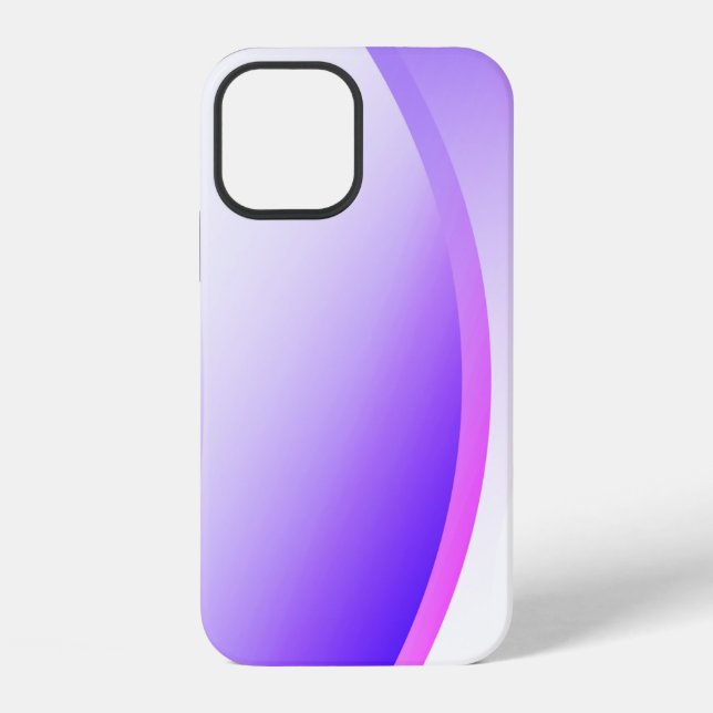 Creative Waves. Futuristic Technology Style Backgr iPhone Case (Back)