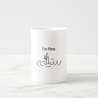 Creative, Whimsical, Minimalist Bone China Mug