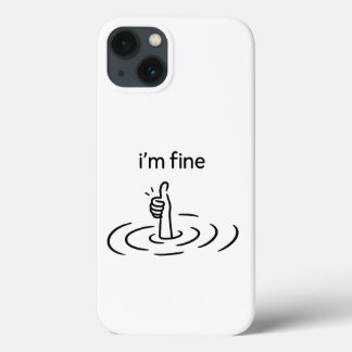 Creative, Whimsical, Minimalist iPhone 13 Case