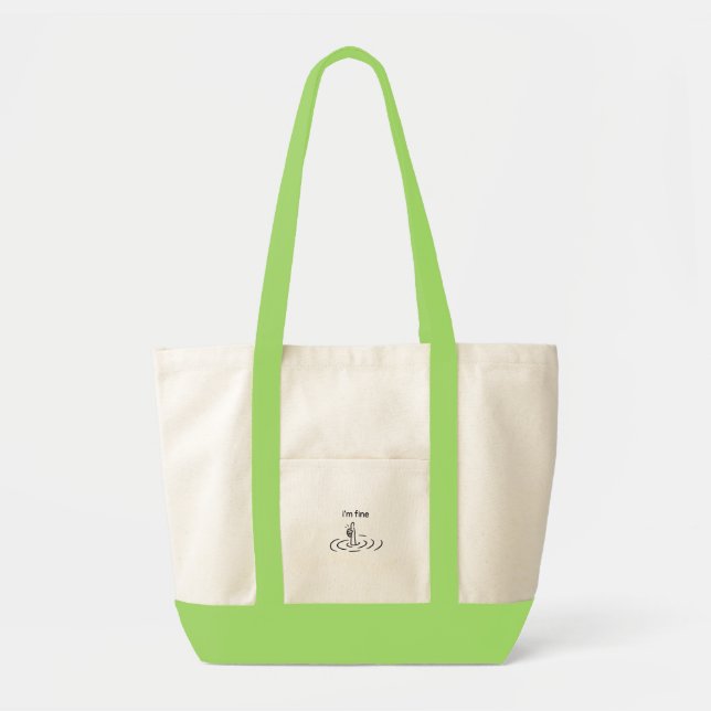 Creative, Whimsical, Minimalist Tote Bag (Front)