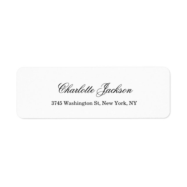Creative White Minimalist Professional Script (Front)