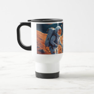 Creative wrapping papers travel mug