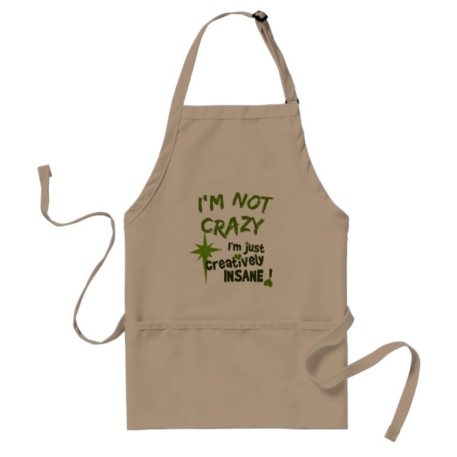 Creatively Insane apron (Front)