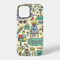 Creativity Activities Funny Doodle Cartoon Set 1.