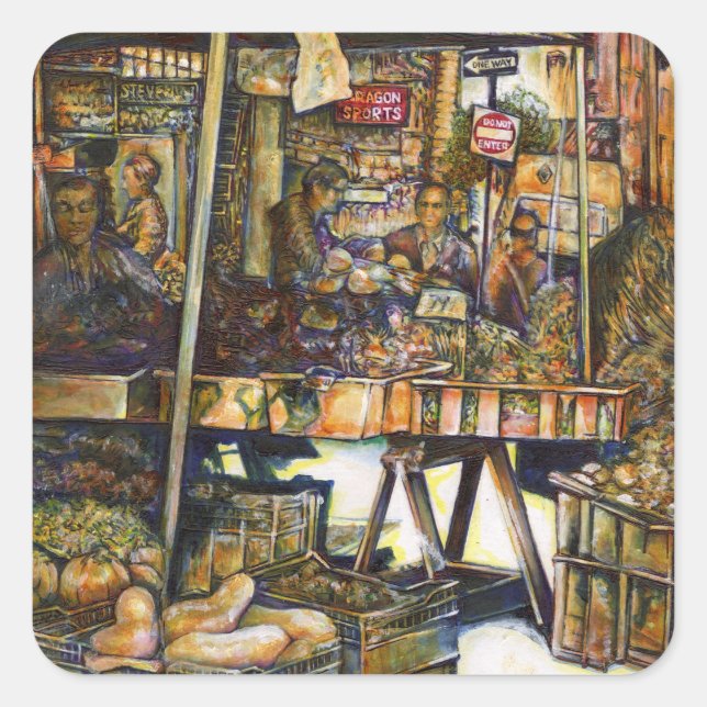 Creativity Glimmer All the Brighter Square Sticker (Front)