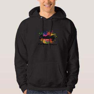 Creativity Is Intelligence Having Fun Artwork Arti Hoodie