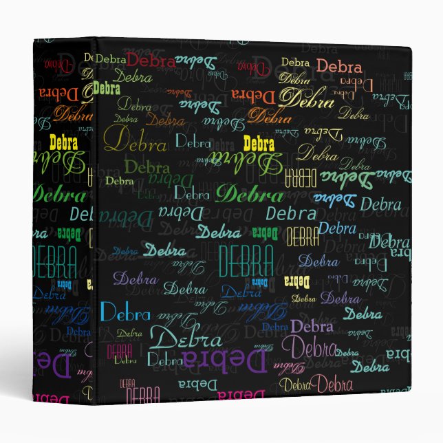 creativity & names . unique and personalized binder (Front/Spine)