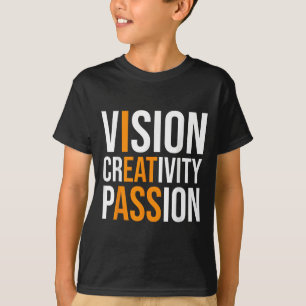 Creativity On Shirt Sarcastic Funny Motivation 