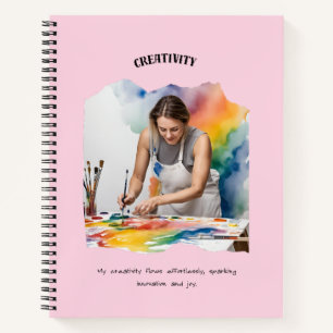 Creativity Positive Affirmation Notebook