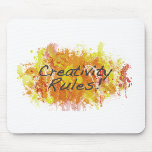 Creativity Rules! Mouse Pad