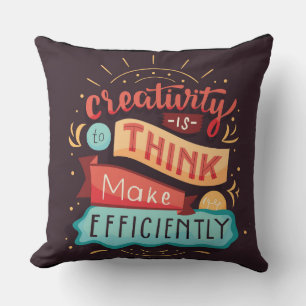 Creativity Throw Pillow