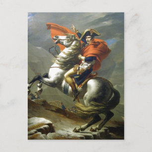 Creator:Jacques-Louis David Napoleon ?berschreitet Postcard