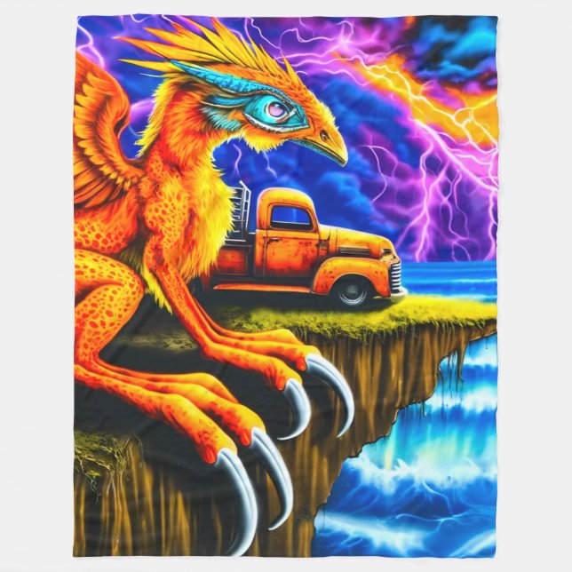 Creature Art Fleece Blanket (Front)