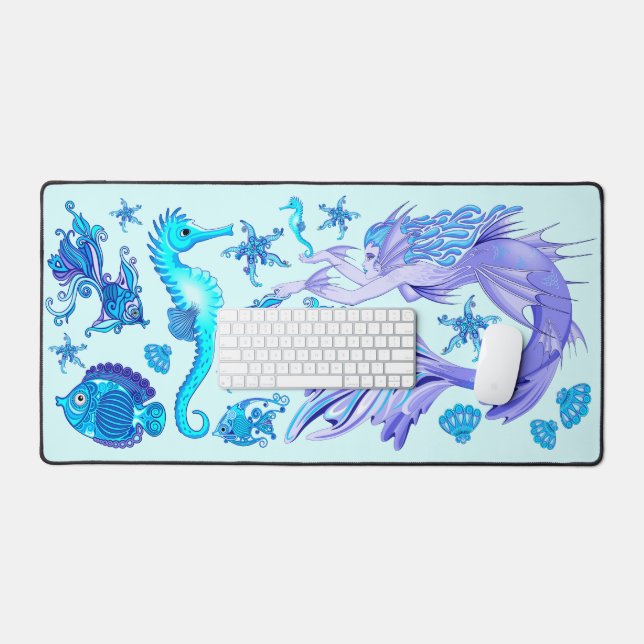 Créature de la fée mauve de sirène (Clavier et souris)