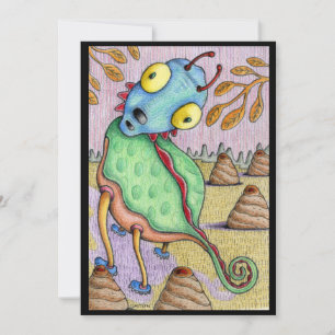 Creature Feature Art Card From Denis Gaston Art