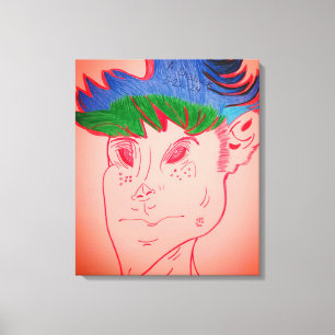 Creature Features Animation Stretched Canvas Print