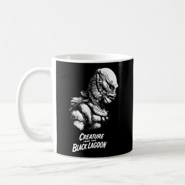 Creature Of The Black Lagoon Horror Flick Coffee Mug (Left)