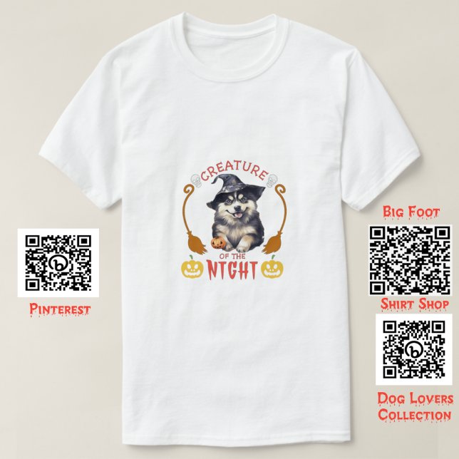Creature Of The Night Alaskan Malamute T-Shirt (Creator Uploaded)