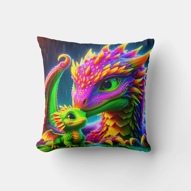 Creature Throw Pillow (Front)